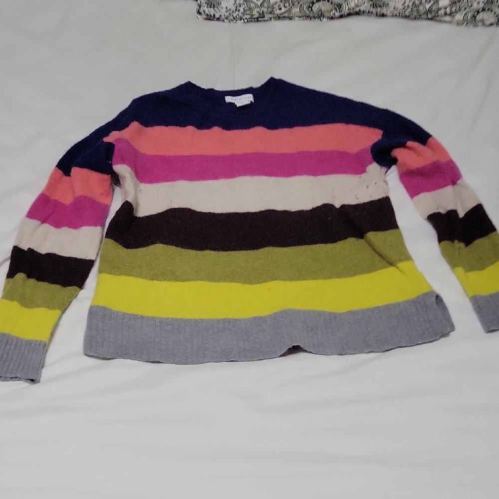 Striped Colorful Wool Sweater